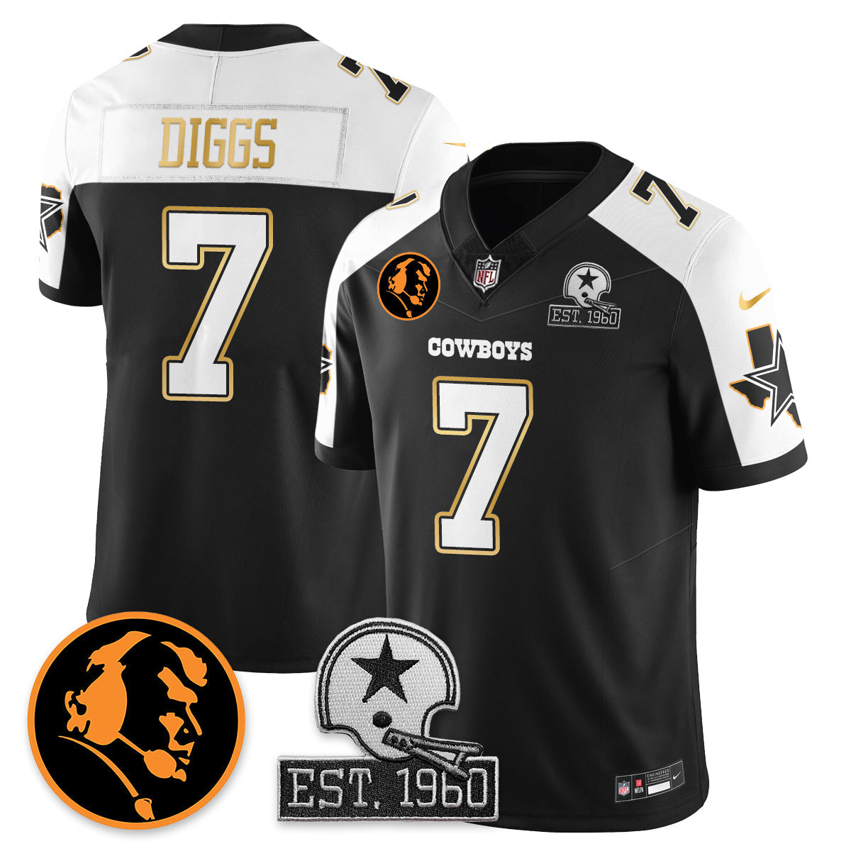 DAL Vapor Limited Gold Jersey - John Madden Patch