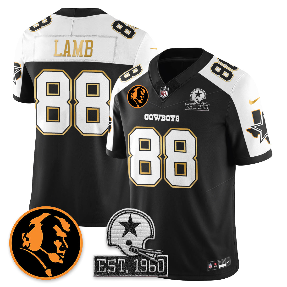 DAL Vapor Limited Gold Jersey - John Madden Patch