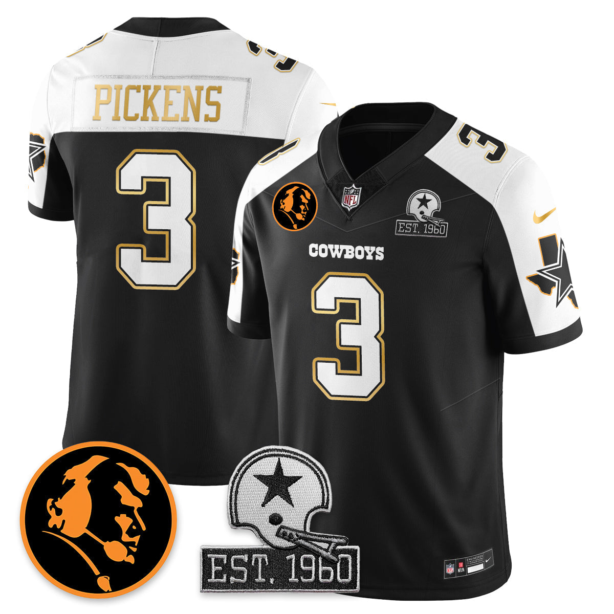 DAL Vapor Limited Gold Jersey - John Madden Patch