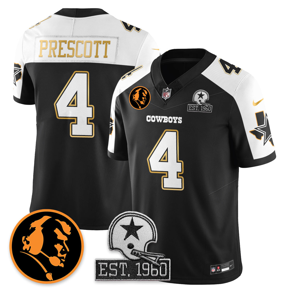DAL Vapor Limited Gold Jersey - John Madden Patch