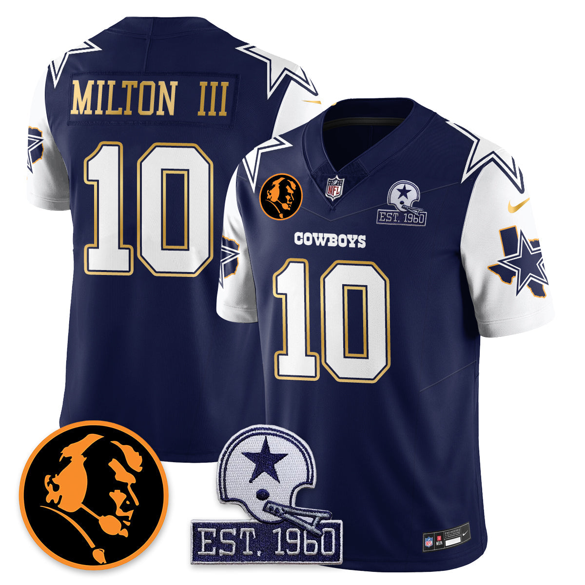 DAL Vapor Limited Gold Jersey - John Madden Patch