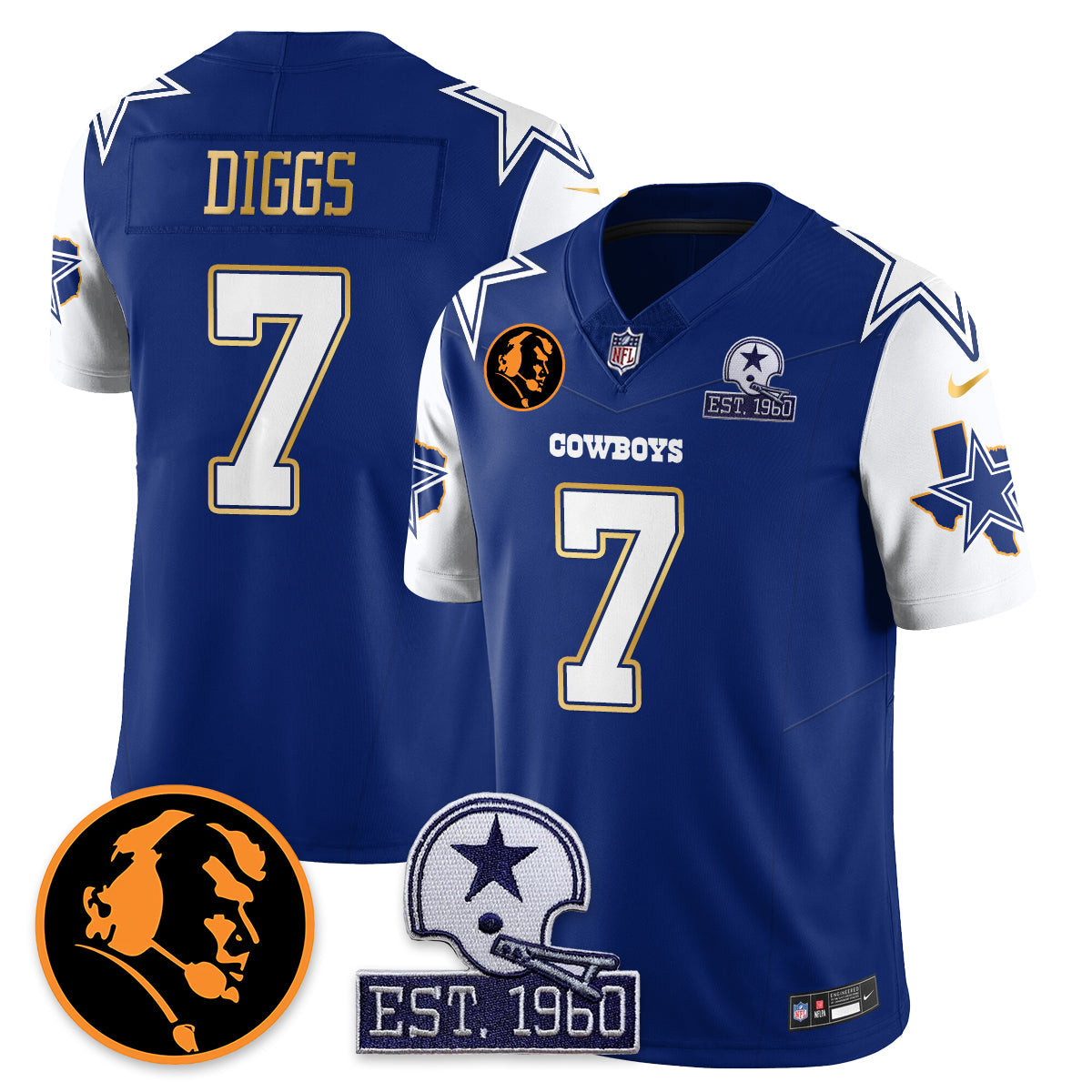 DAL Vapor Limited Gold Jersey - John Madden Patch