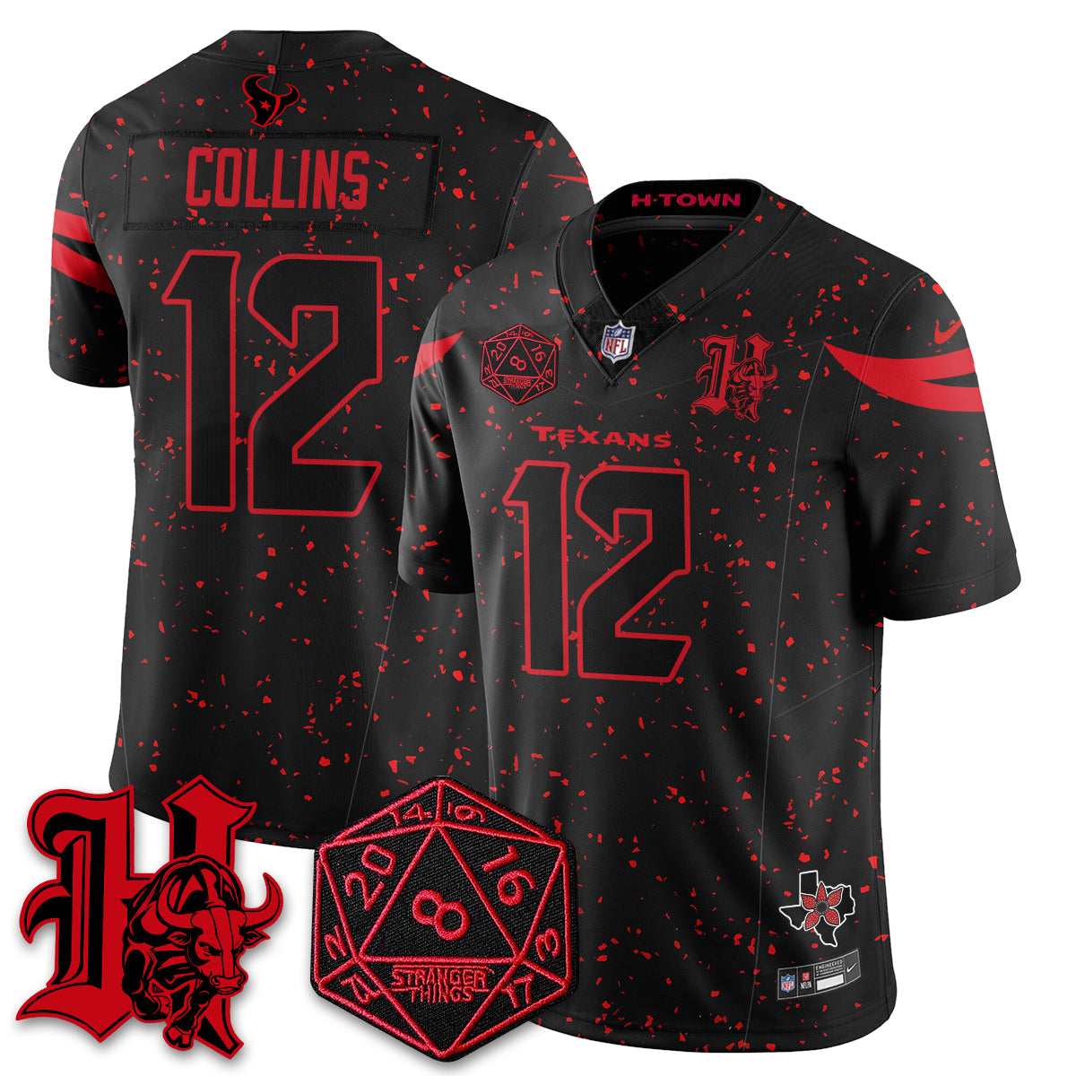 HOU 'Stranger Things Edition' Vapor Limited Jersey