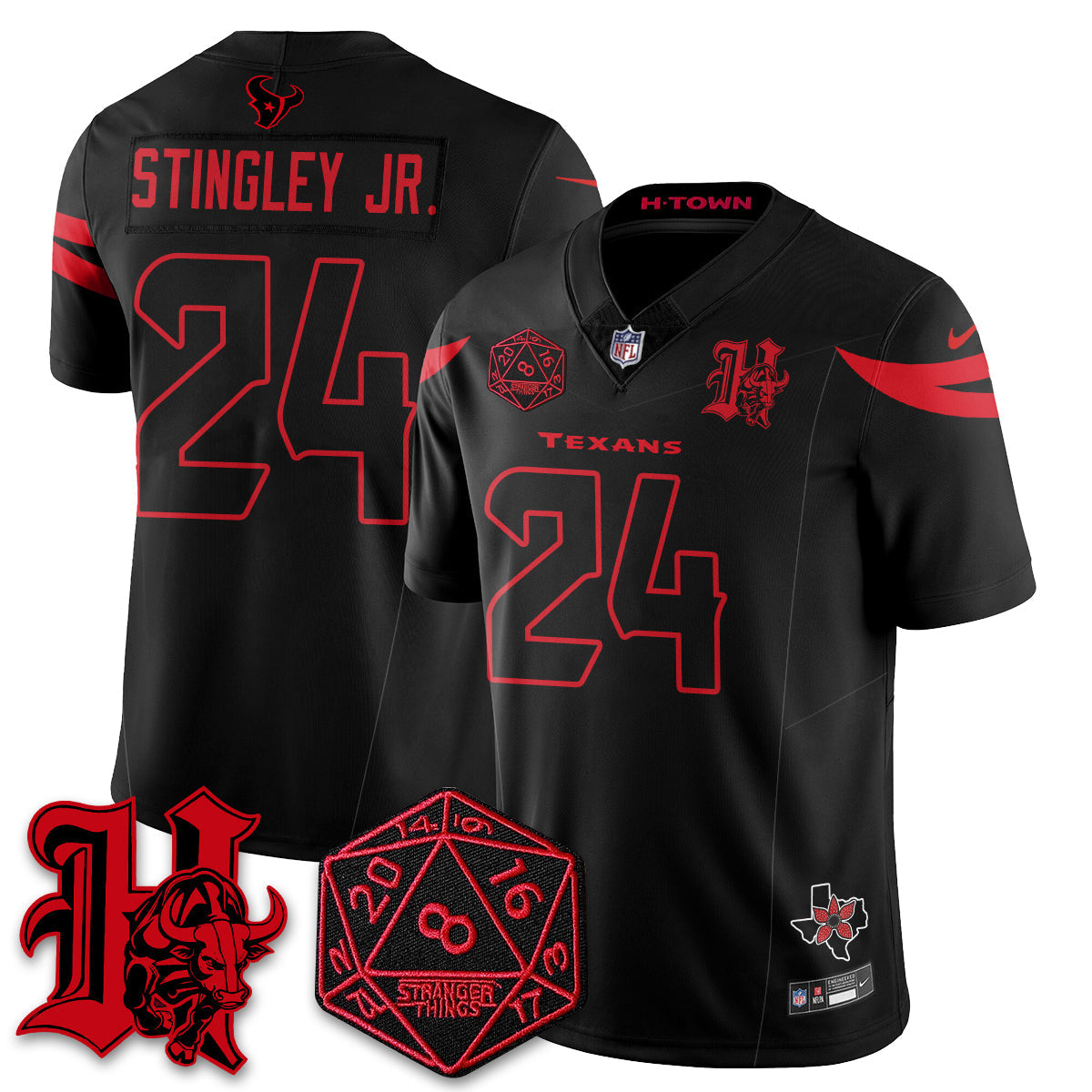 HOU 'Stranger Things Edition' Vapor Limited Jersey