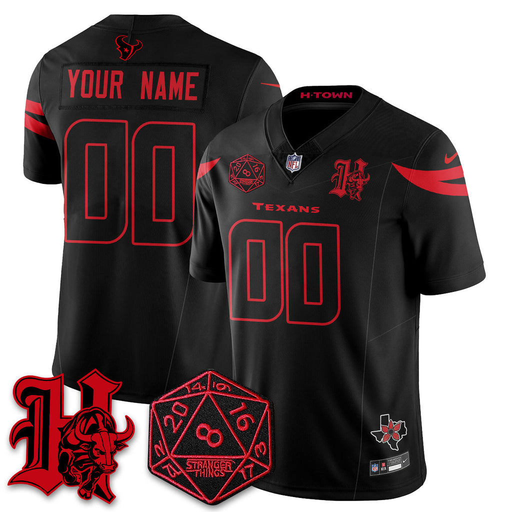 HOU 'Stranger Things Edition' Vapor Limited Jersey