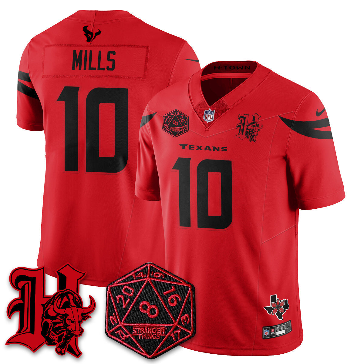 HOU 'Stranger Things Edition' Vapor Limited Jersey