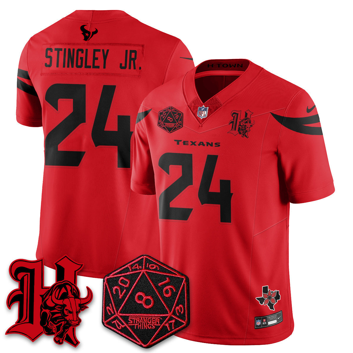 HOU 'Stranger Things Edition' Vapor Limited Jersey