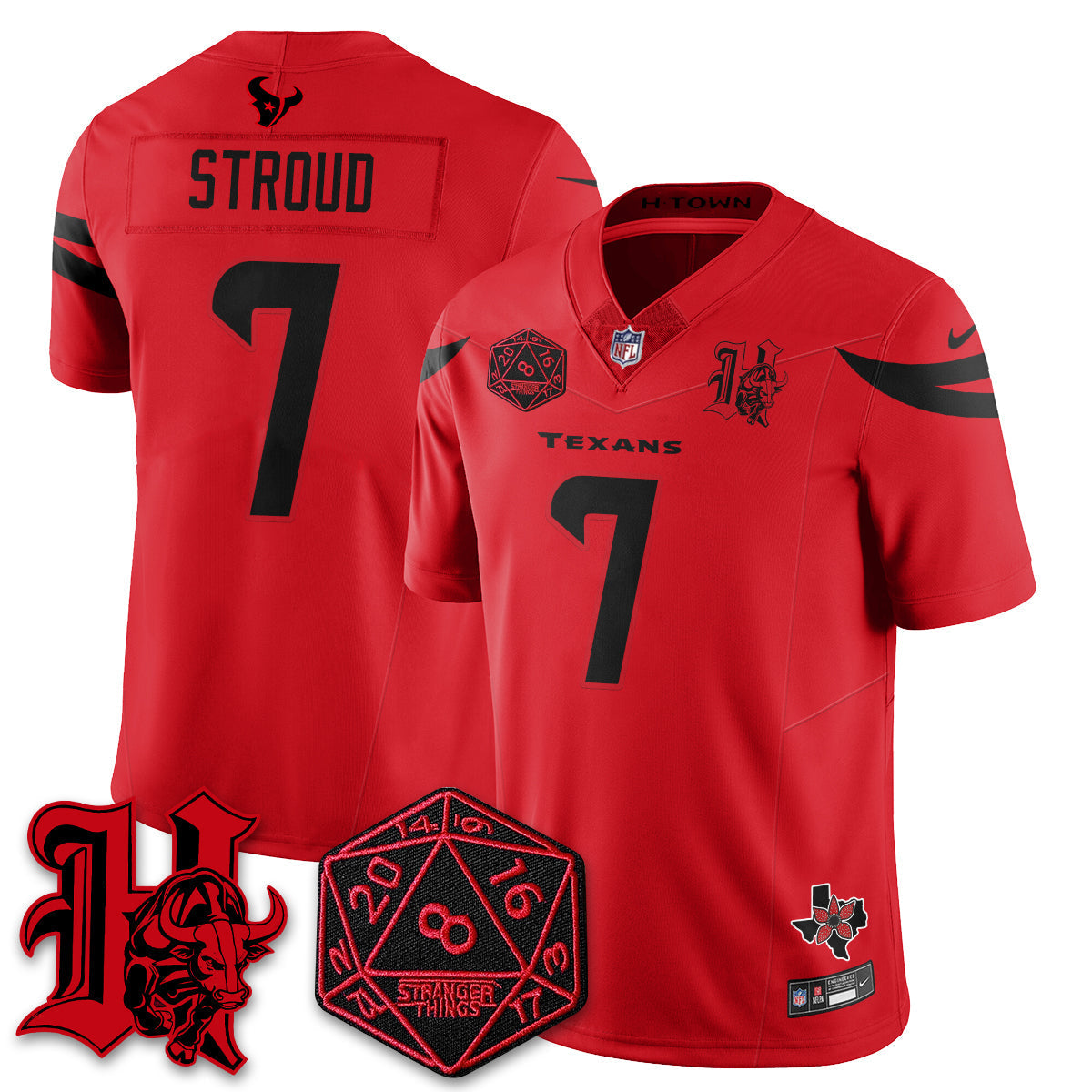 HOU 'Stranger Things Edition' Vapor Limited Jersey