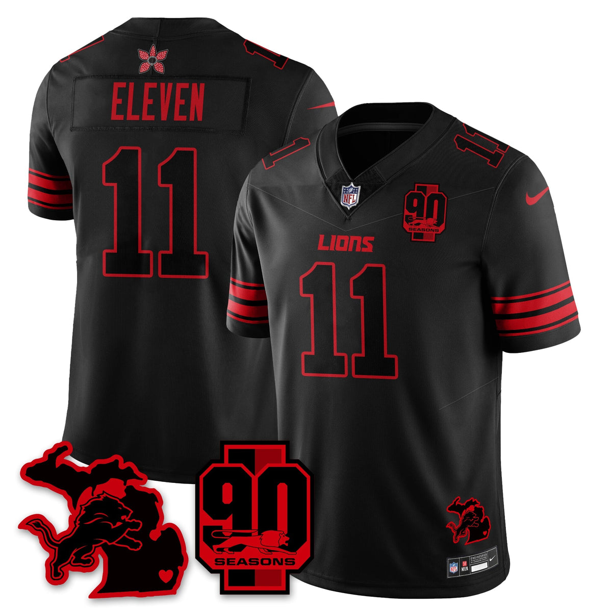 DET 'Stranger Things Edition' Vapor Limited Jersey