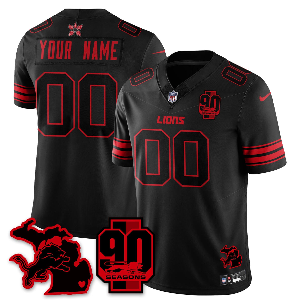 DET 'Stranger Things Edition' Vapor Limited Jersey