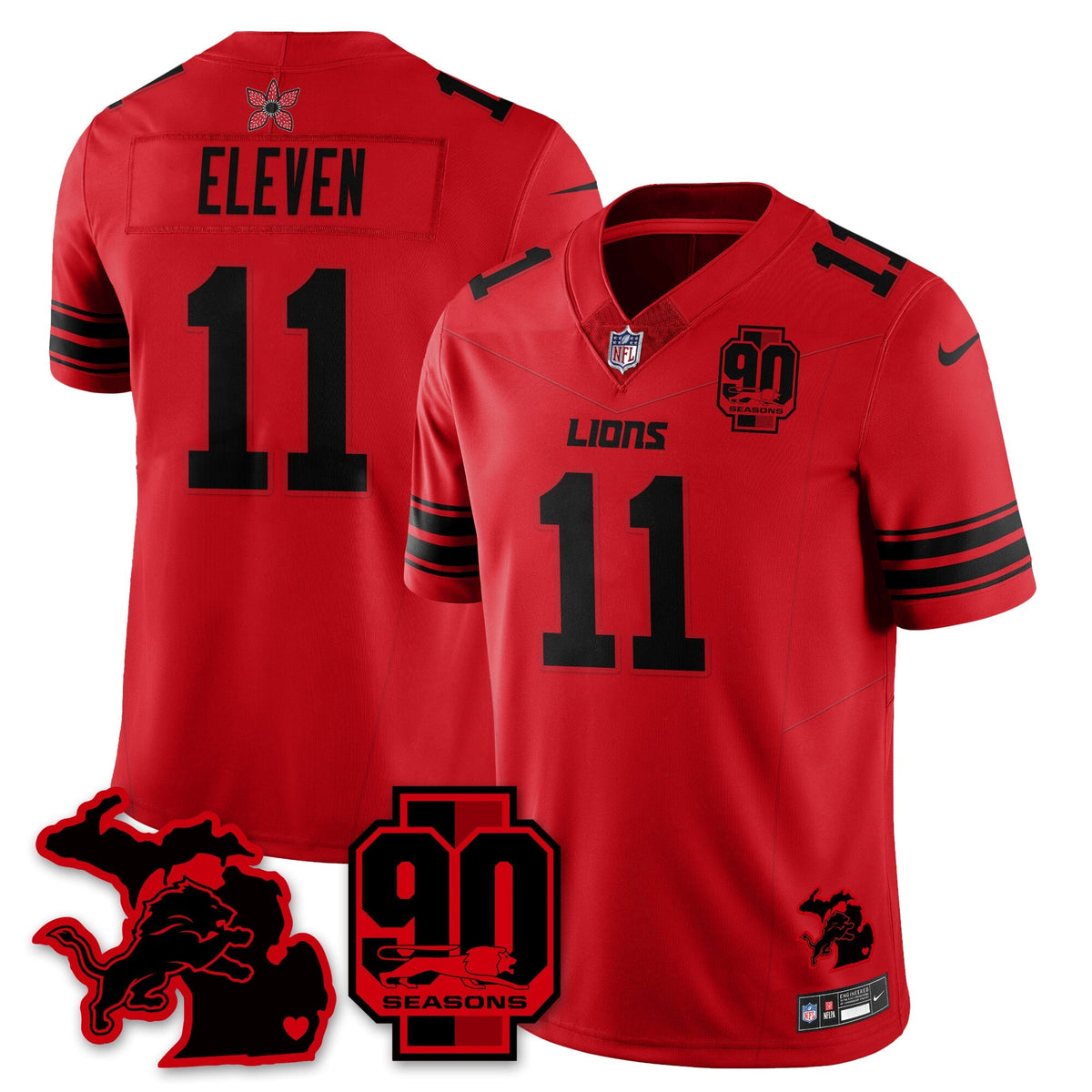 DET 'Stranger Things Edition' Vapor Limited Jersey