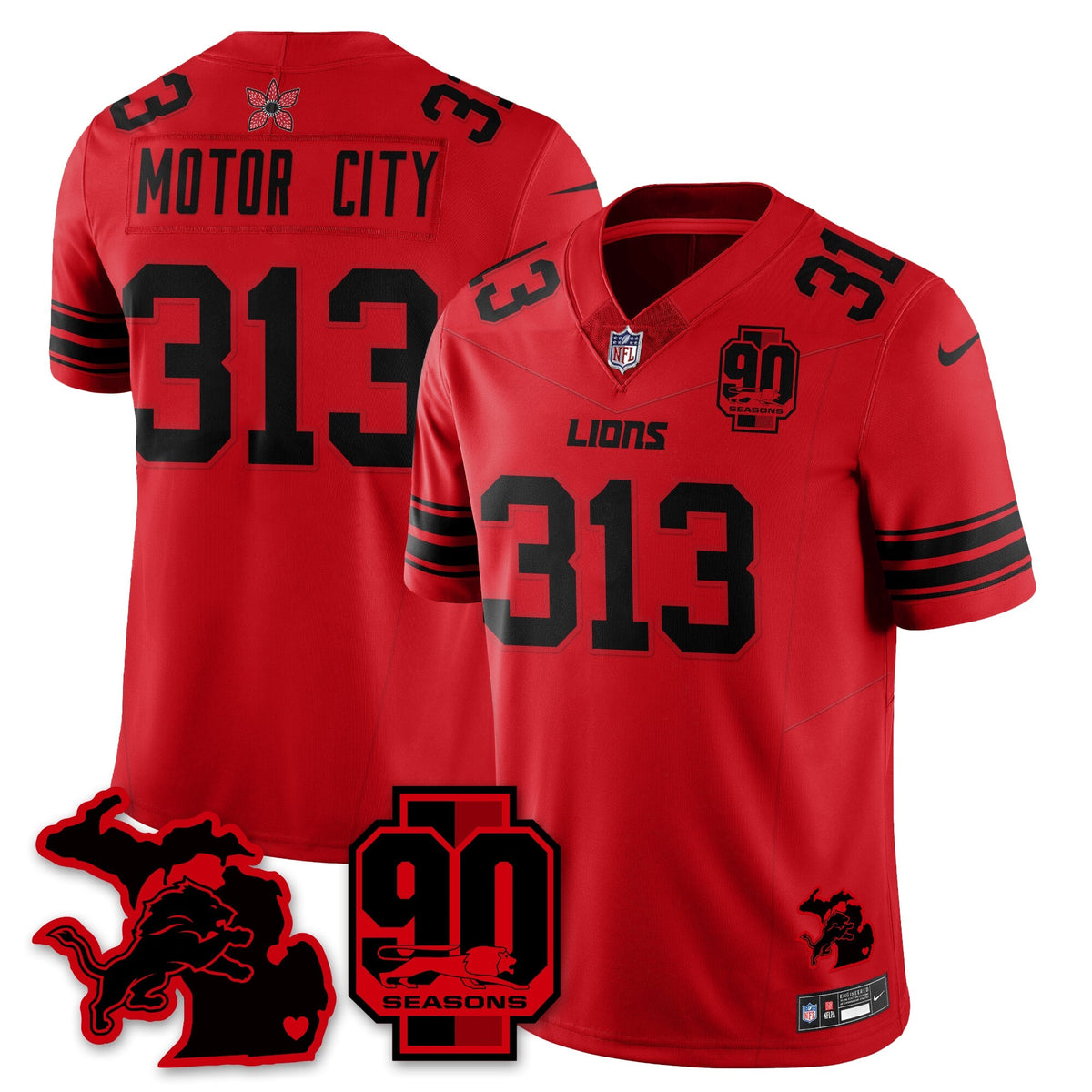 DET 'Stranger Things Edition' Vapor Limited Jersey