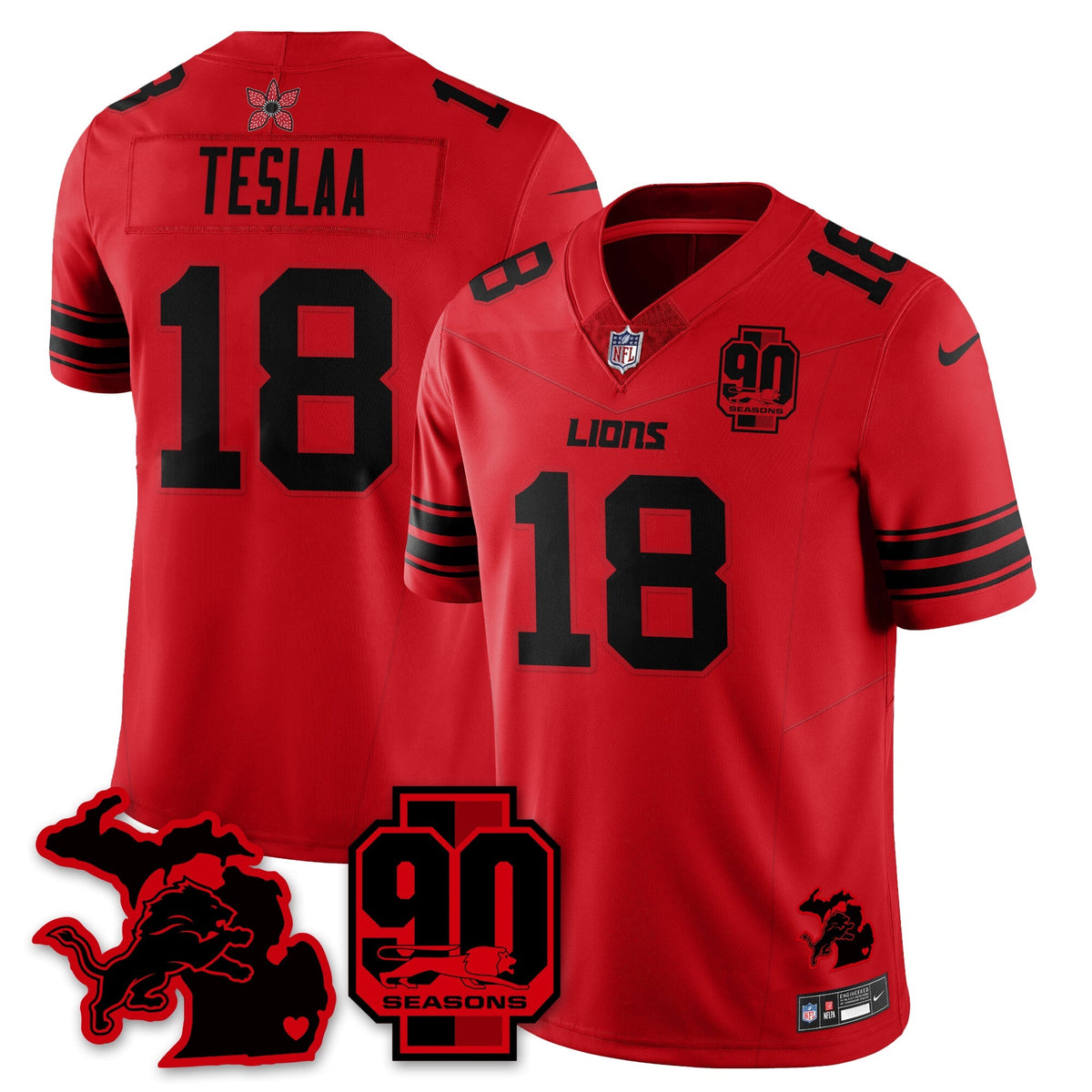 DET 'Stranger Things Edition' Vapor Limited Jersey