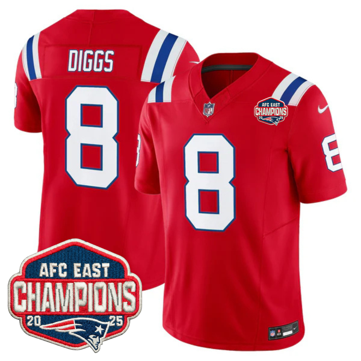 NE AFC East Champions Throwback Vapor Limited Jersey V2
