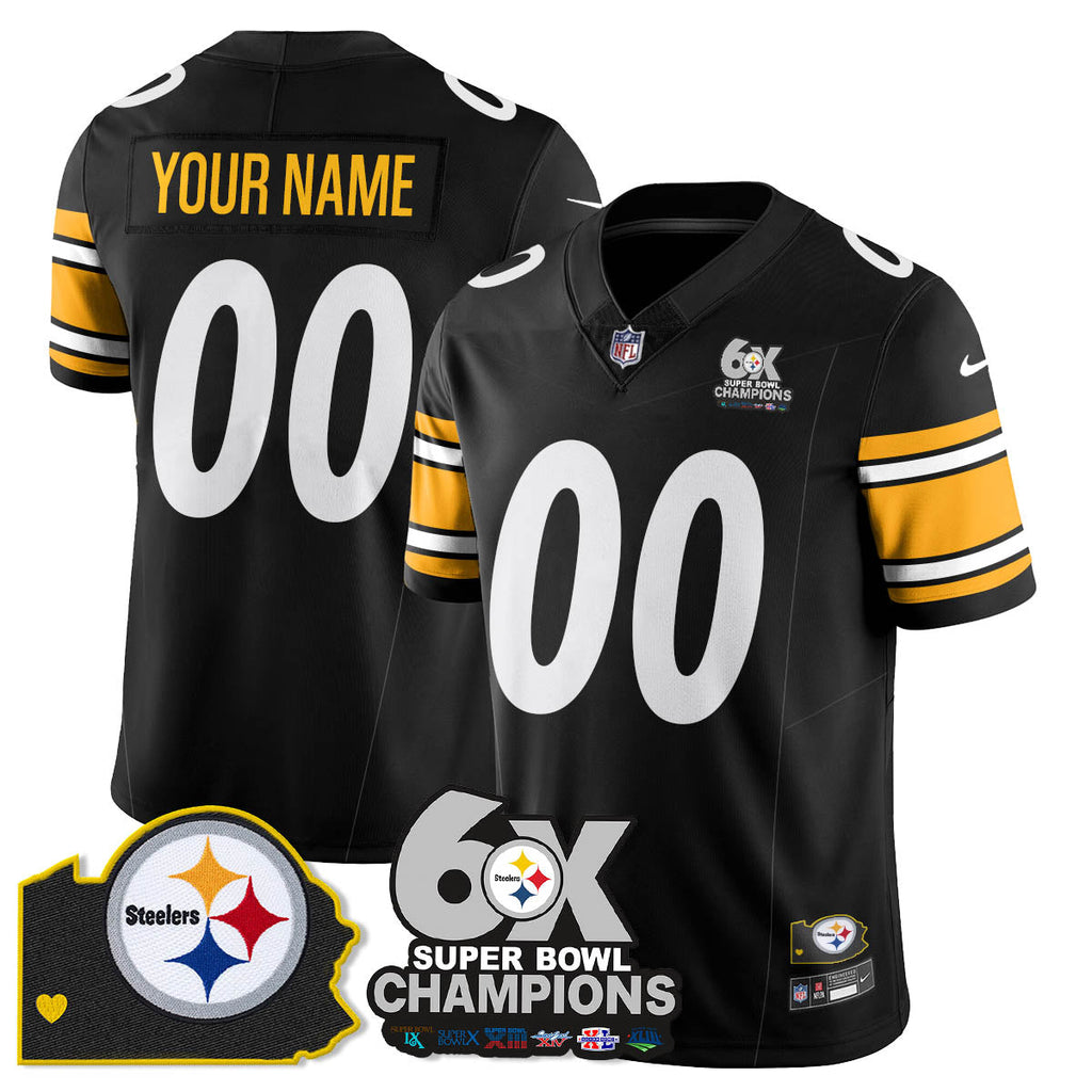 PIT 6-Time Champions Patch Vapor Limited Jersey