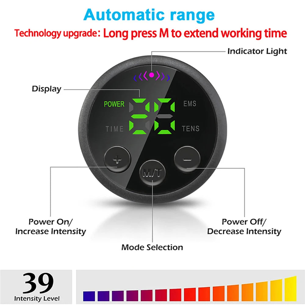 Electronic Muscle Stimulator ABS Trainer Ab Toning Belt Muscle Toner Fitness Strength Training Workout Equipment For Men Women