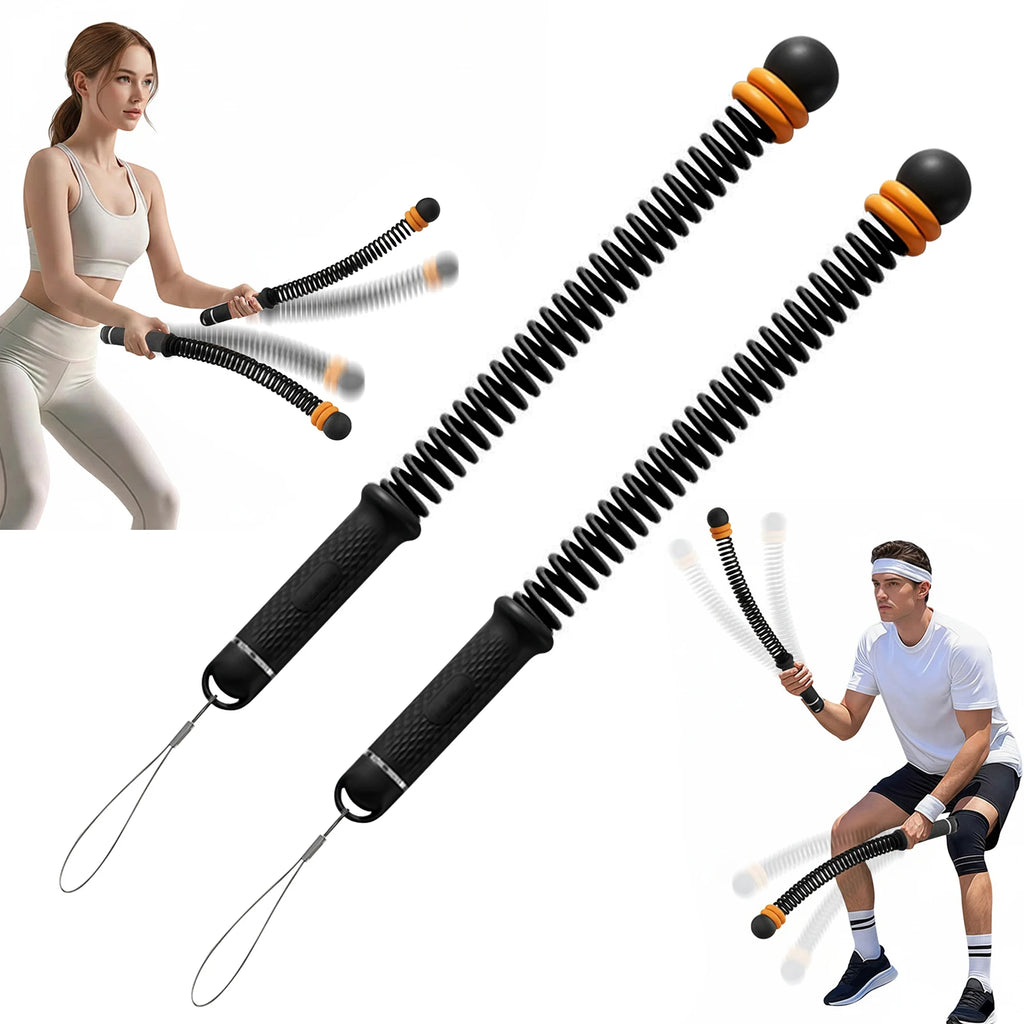 2PCS Quiet Cordless Training Rope Adjustable Cordless Battle Ropes with Storage Bag Versatile Fitness Equipment for Men Women