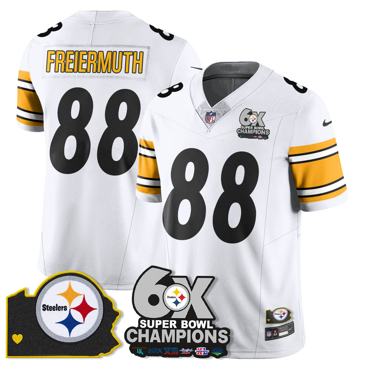 PIT 6-Time Champions Patch Vapor Limited Jersey