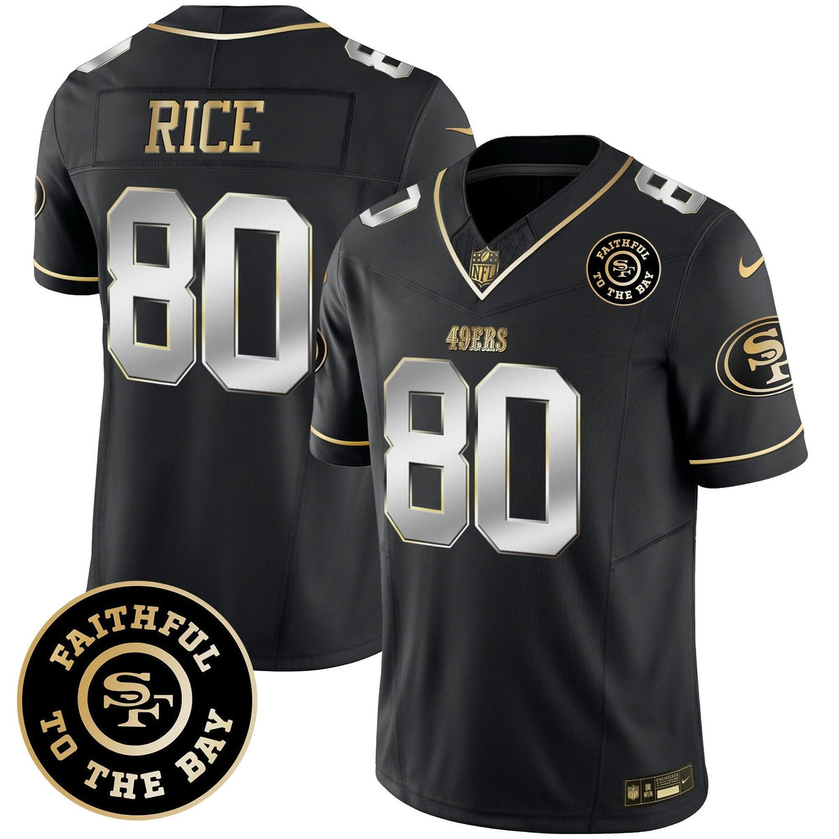 SF Faithful To The Bay Patch Vapor Limited Jersey V7