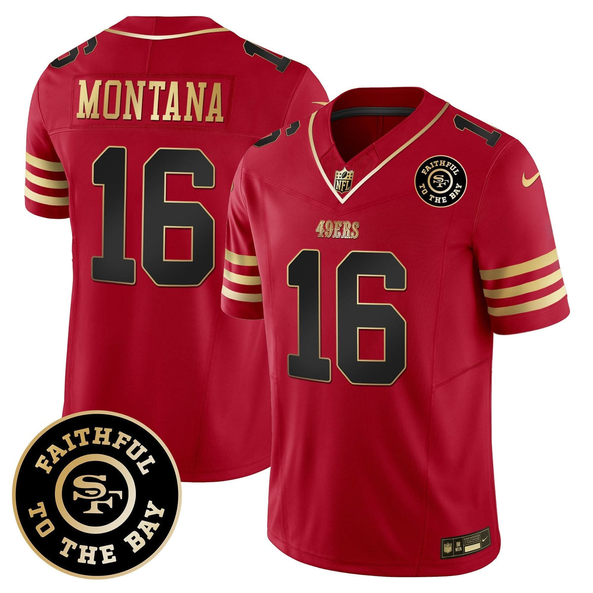 SF Faithful To The Bay Patch Vapor Limited Jersey V7