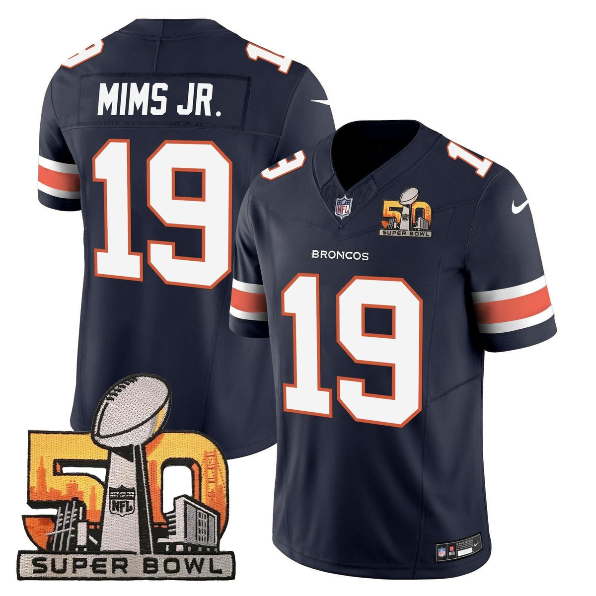 DB Super Bowl 50 Patch Vapor Jersey