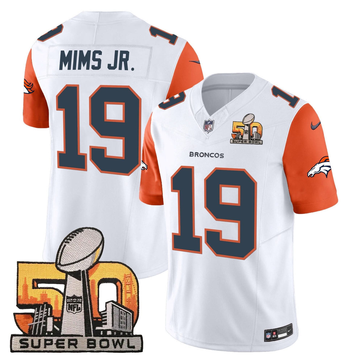 DB Super Bowl 50 Patch Vapor Jersey