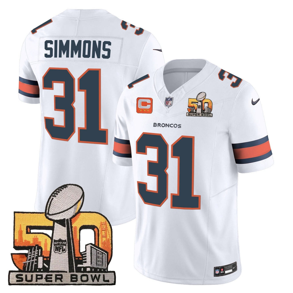 DB Super Bowl 50 Patch Vapor Jersey