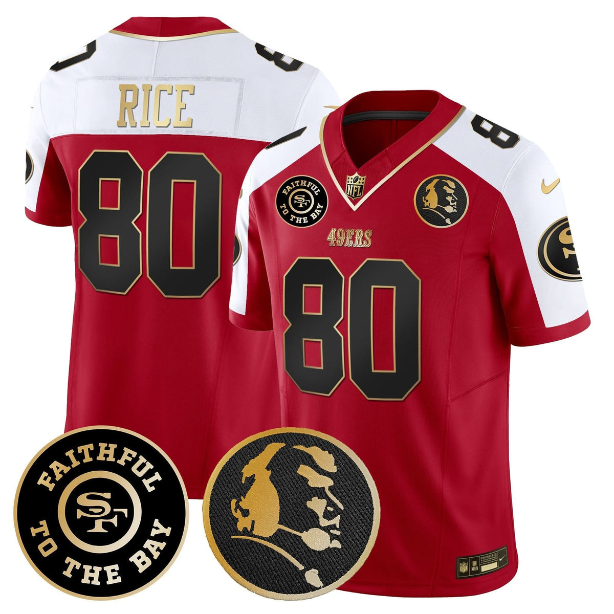 SF Faithful & John Madden Patch Vapor Jersey