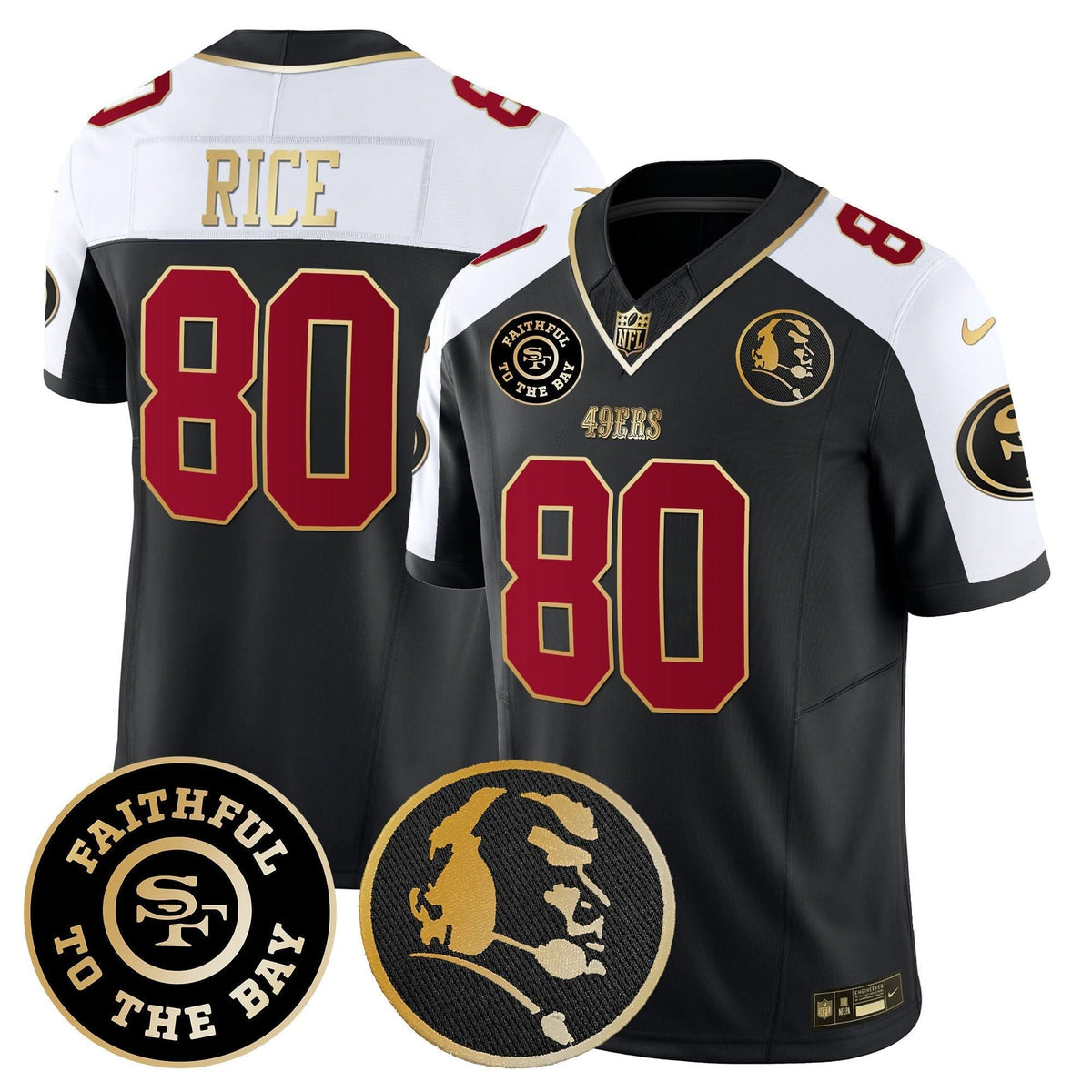SF Faithful & John Madden Patch Vapor Jersey