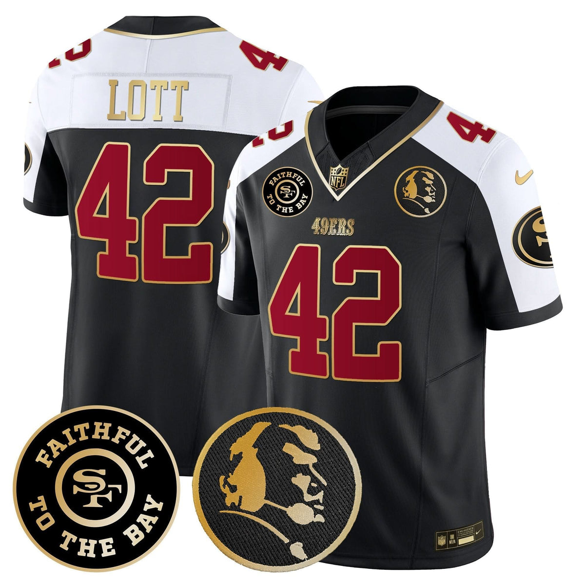 SF Faithful & John Madden Patch Vapor Jersey