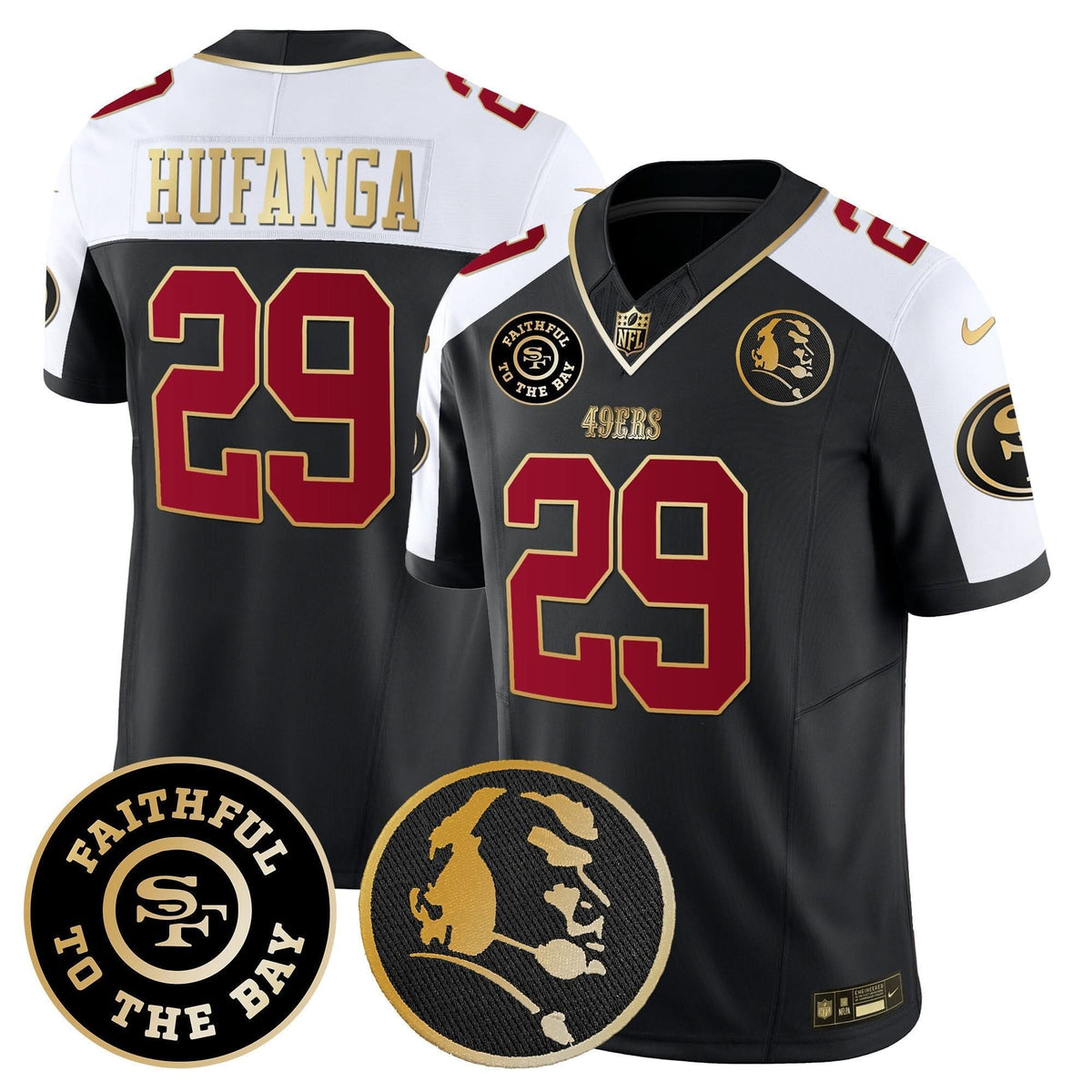 SF Faithful & John Madden Patch Vapor Jersey