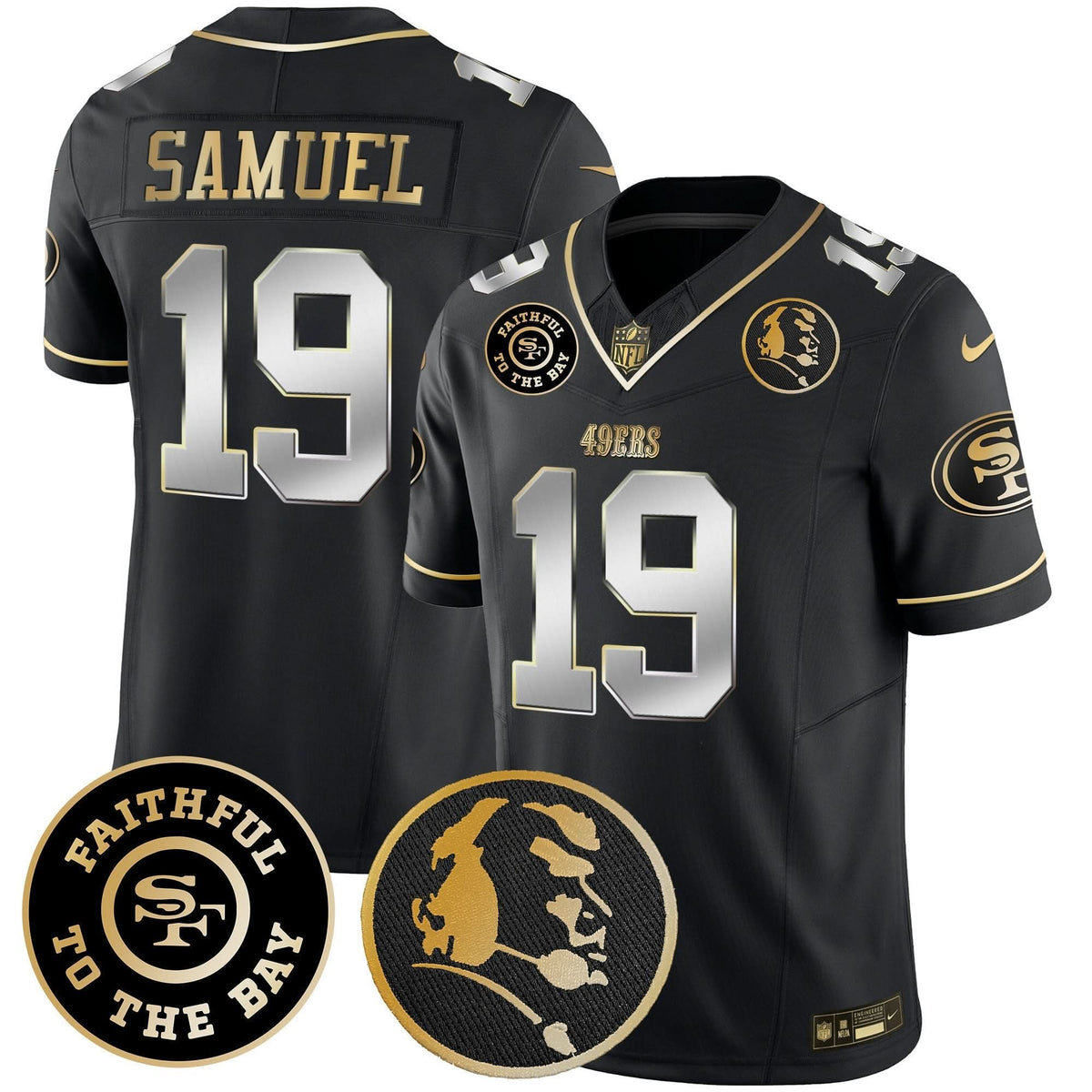 SF Faithful & John Madden Patch Vapor Jersey