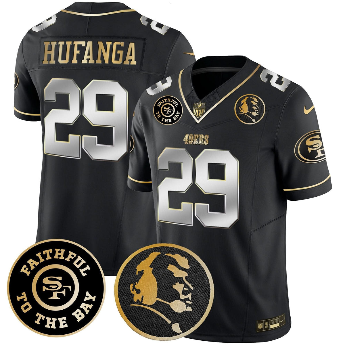 SF Faithful & John Madden Patch Vapor Jersey
