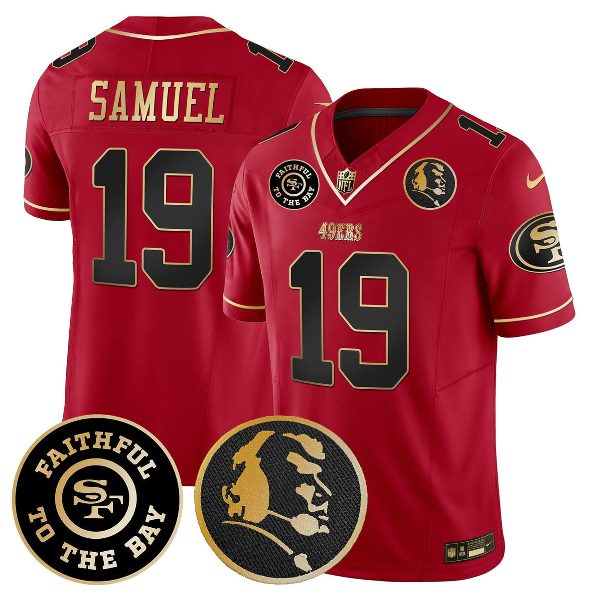 SF Faithful & John Madden Patch Vapor Jersey