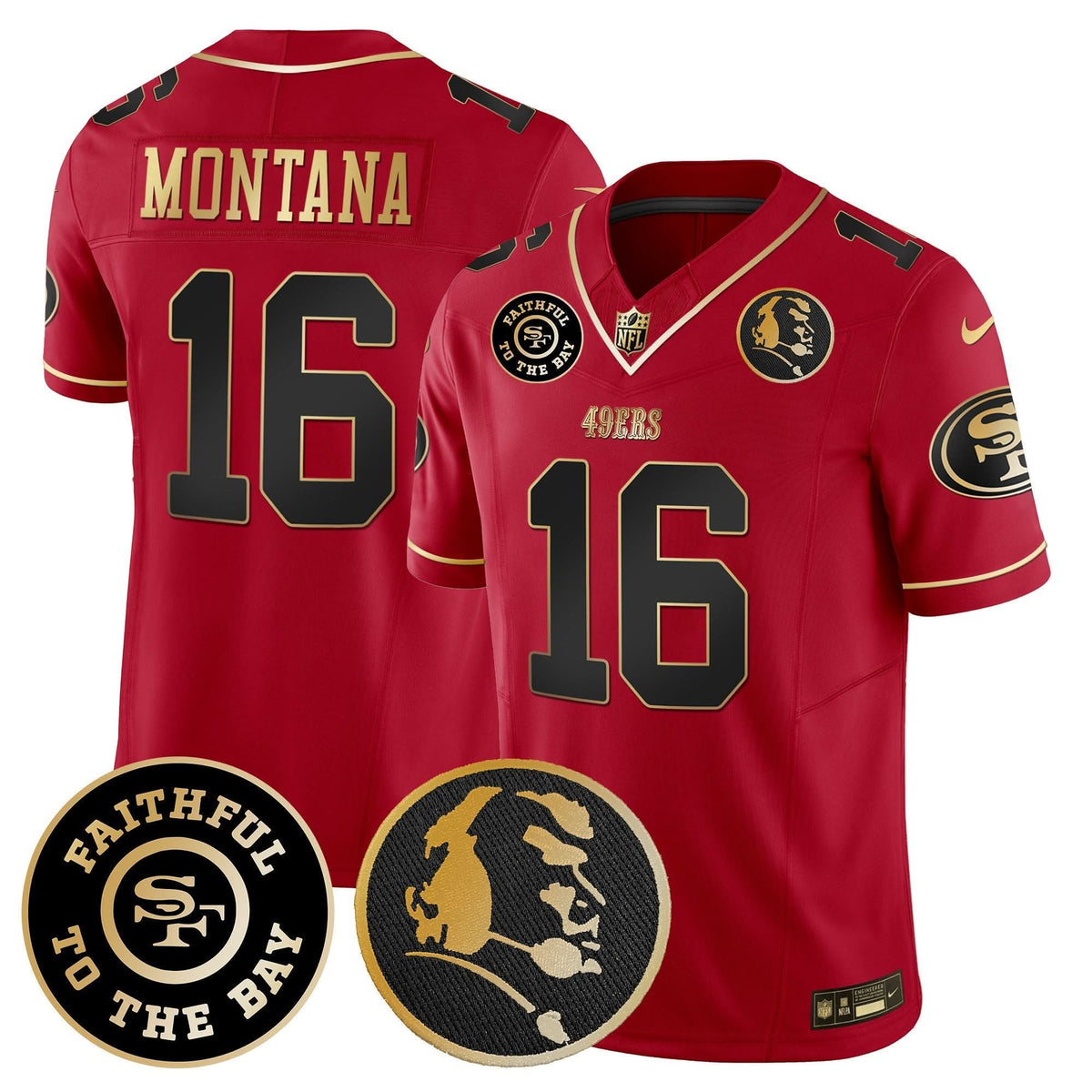 SF Faithful & John Madden Patch Vapor Jersey