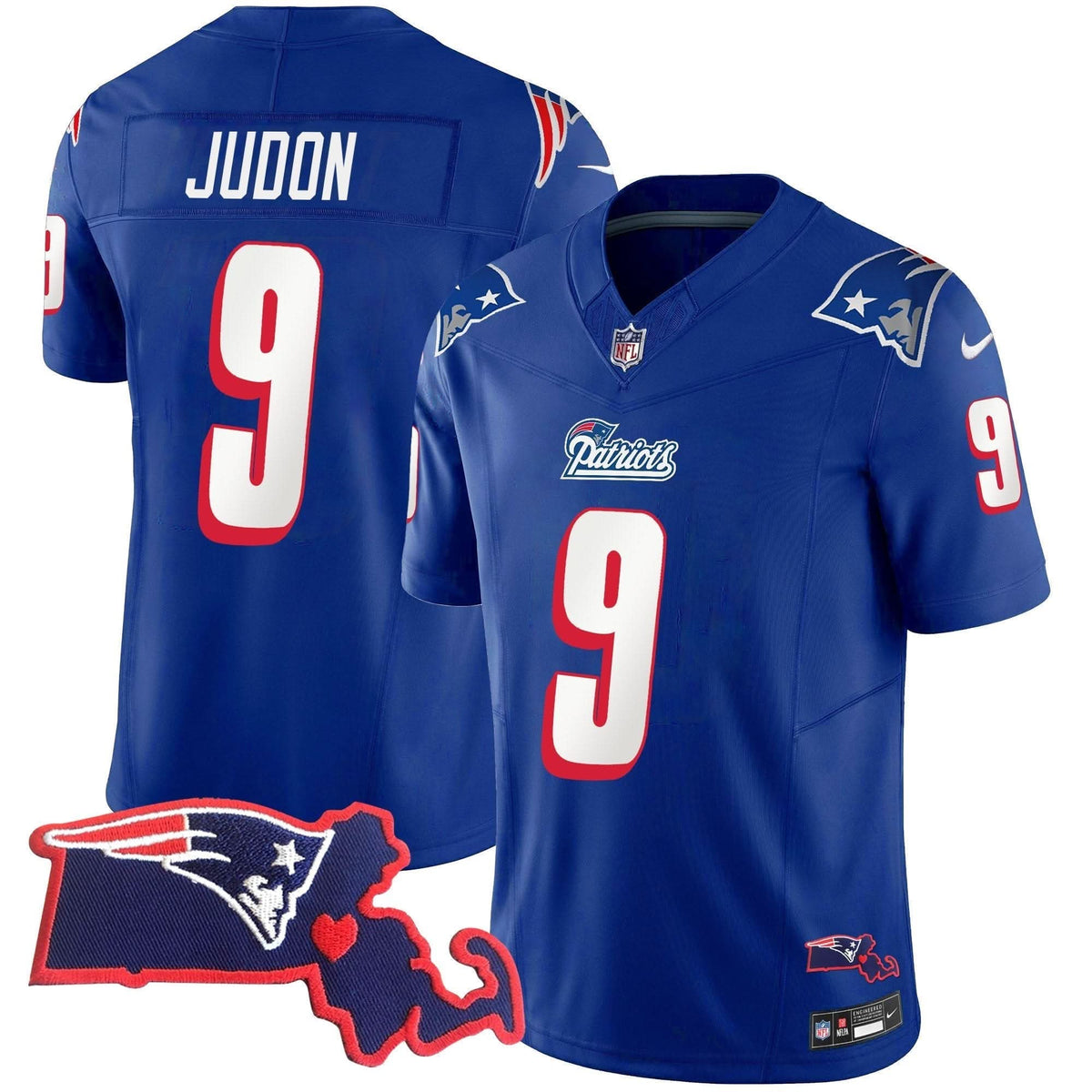 NE 1996 Throwback State Patch Vapor Jersey