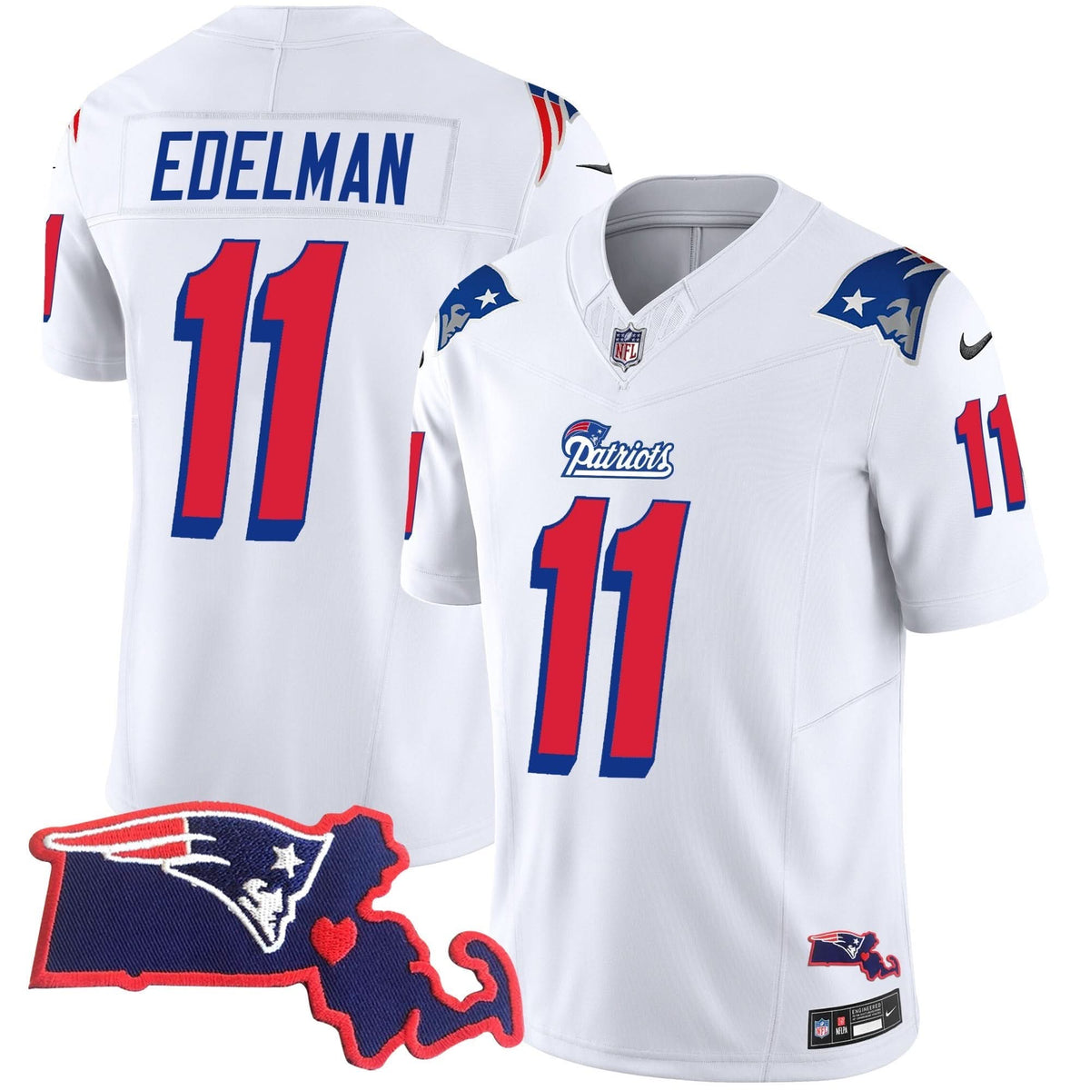 NE 1996 Throwback State Patch Vapor Jersey