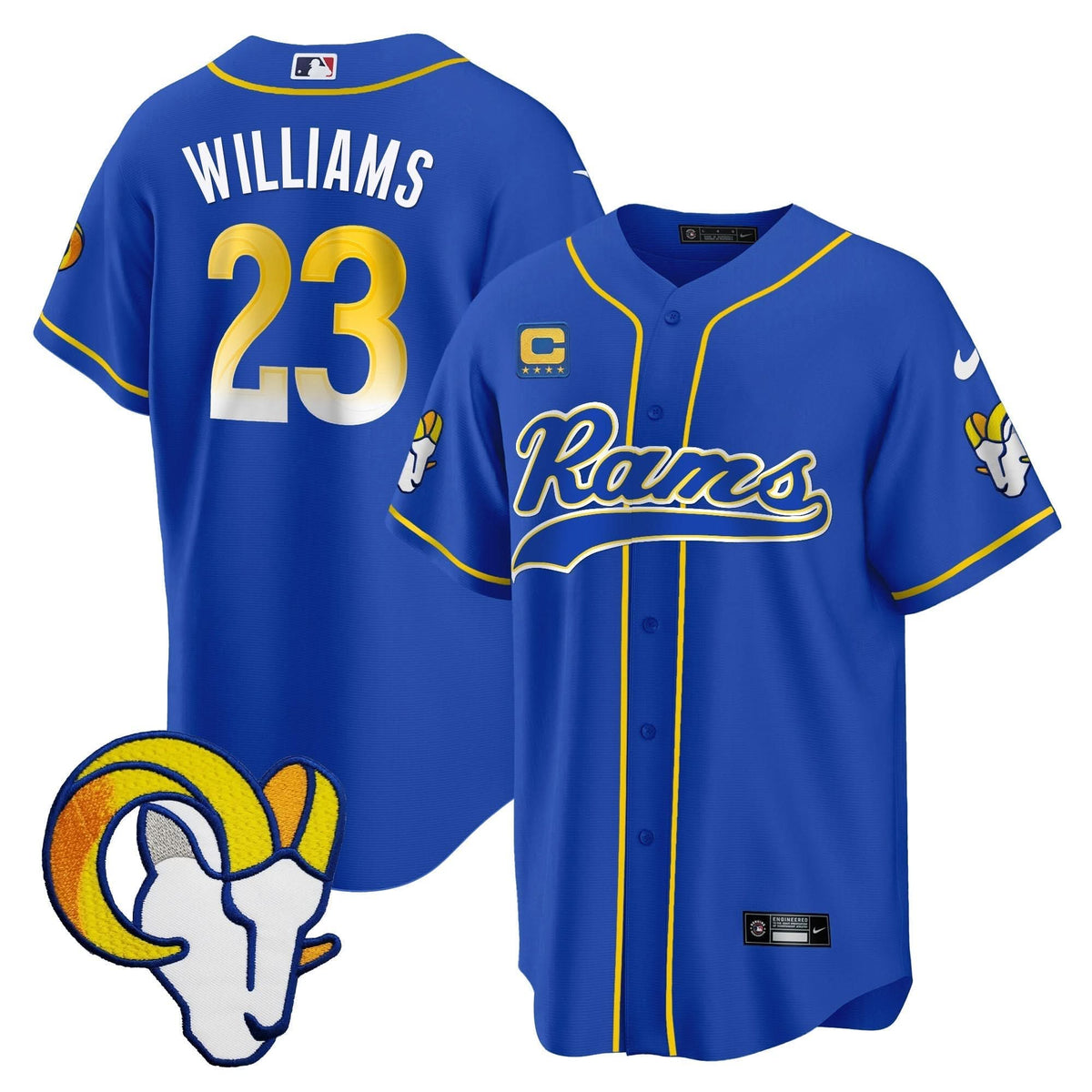 LAR Baseball Jersey - All Stitched