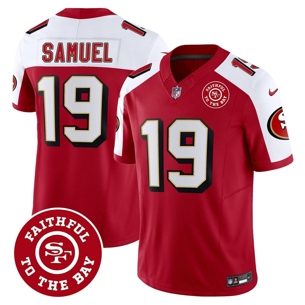 SF Throwback Faithful To The Bay Patch Vapor Limited Jersey