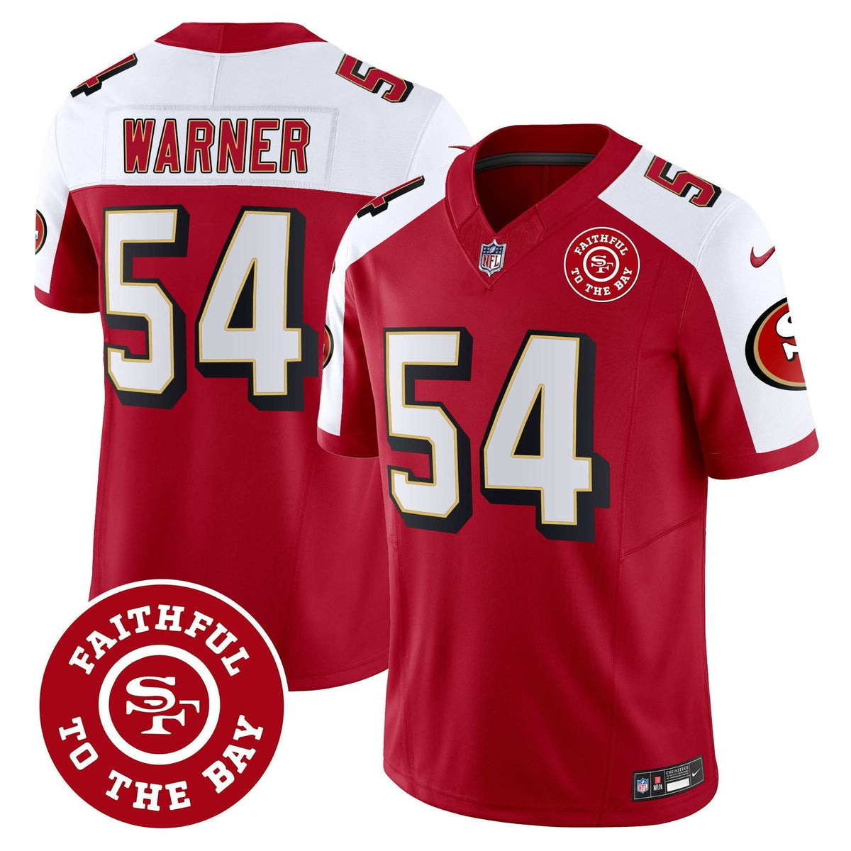 SF Throwback Faithful To The Bay Patch Vapor Limited Jersey