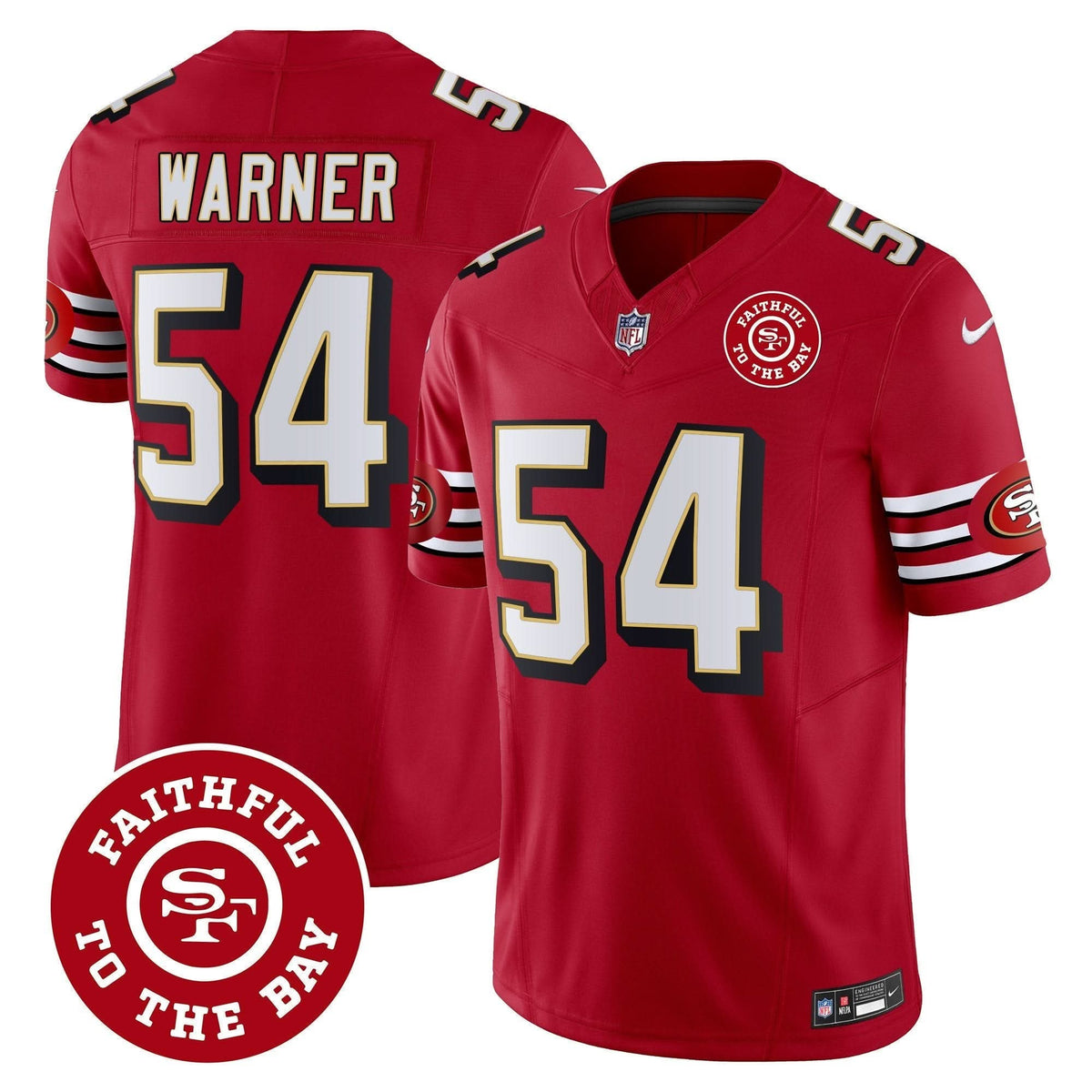 SF Throwback Faithful To The Bay Patch Vapor Limited Jersey