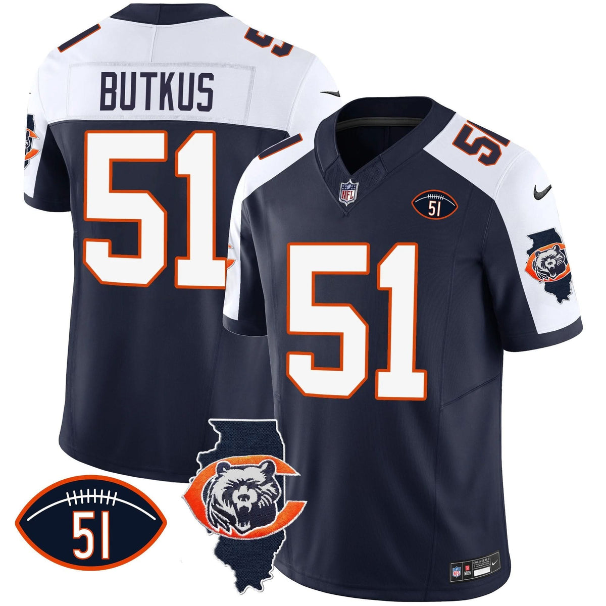 CHI Throwback Illinois Patch Vapor Jersey