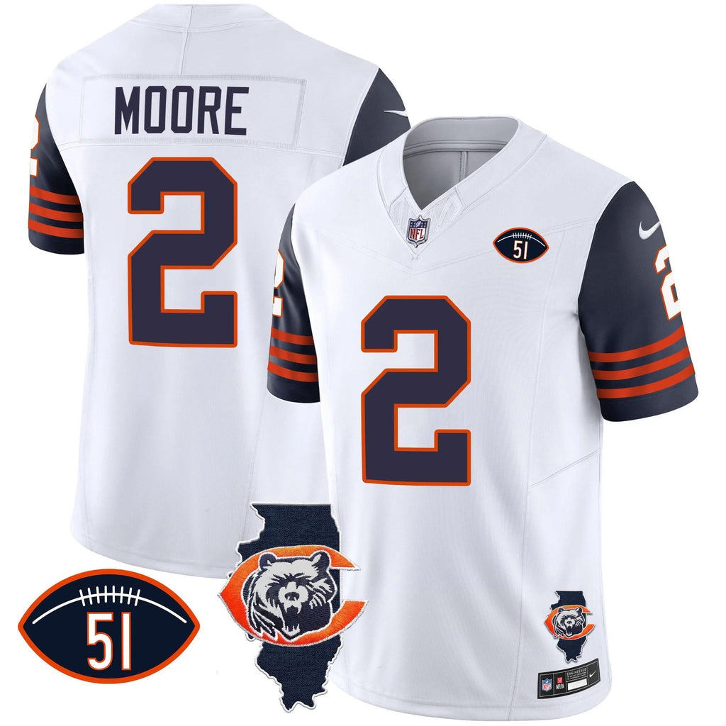 CHI Throwback Illinois Patch Vapor Jersey