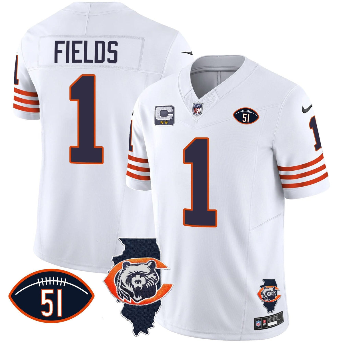 CHI Throwback Illinois Patch Vapor Jersey