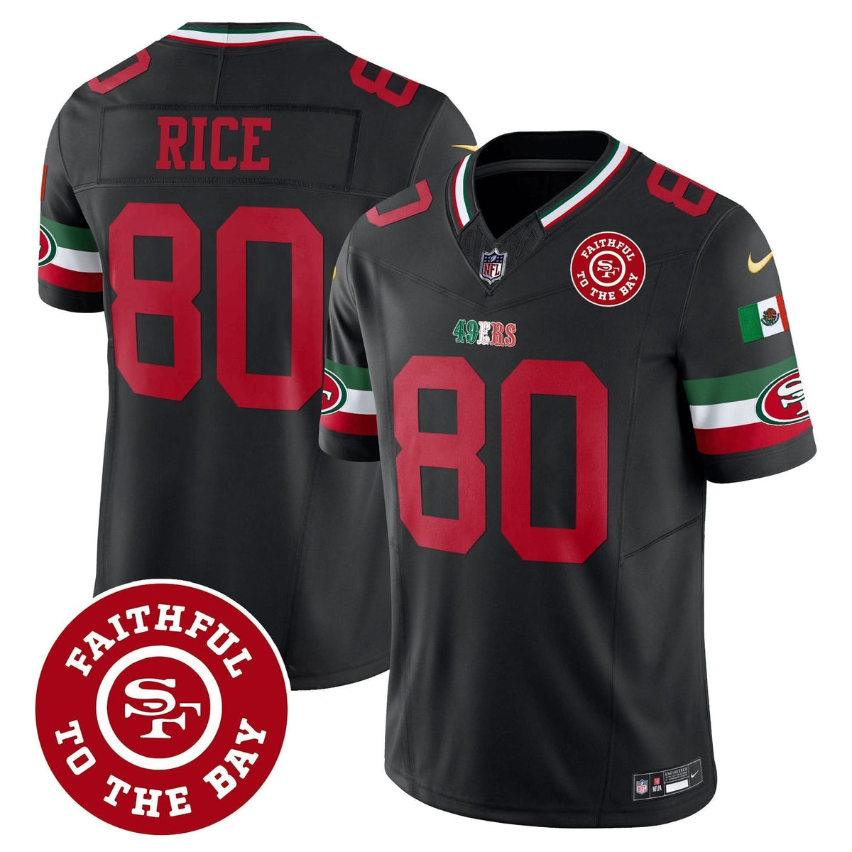 SF Mexico Faithful To The Bay Patch Vapor Jersey