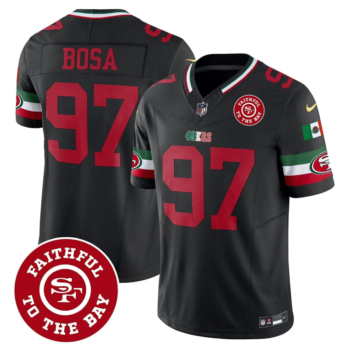SF Mexico Faithful To The Bay Patch Vapor Jersey