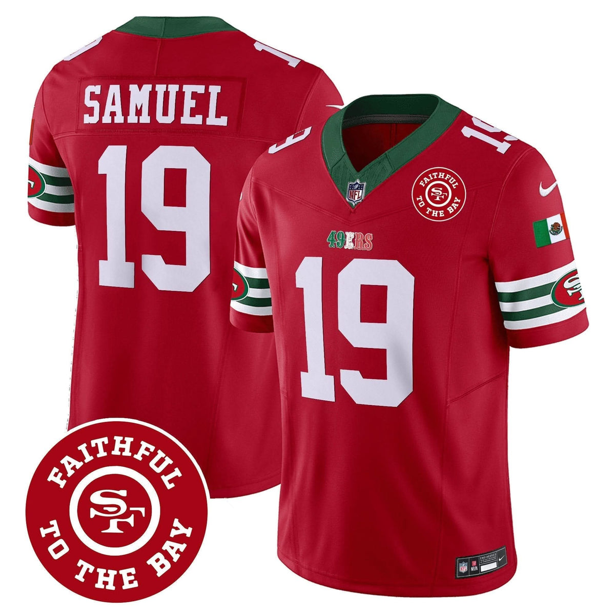 SF Mexico Faithful To The Bay Patch Vapor Jersey