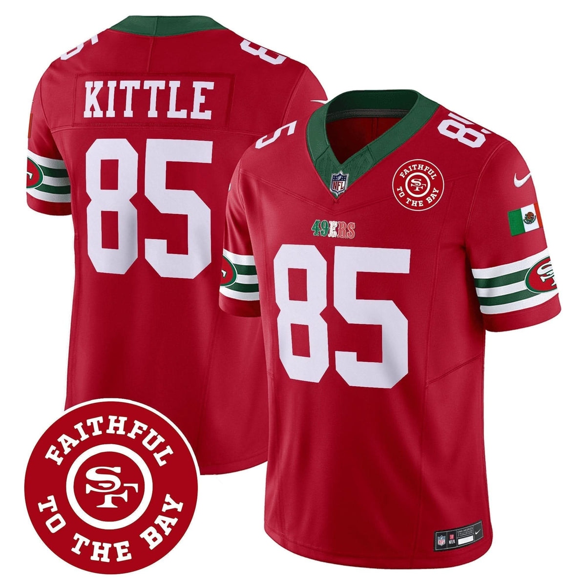 SF Mexico Faithful To The Bay Patch Vapor Jersey