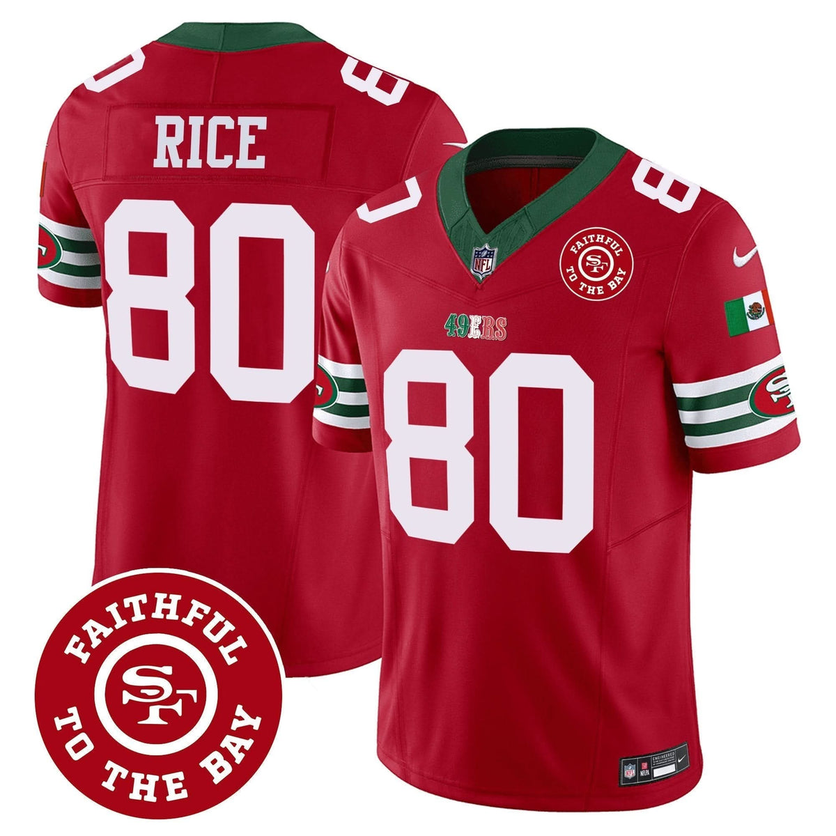 SF Mexico Faithful To The Bay Patch Vapor Jersey