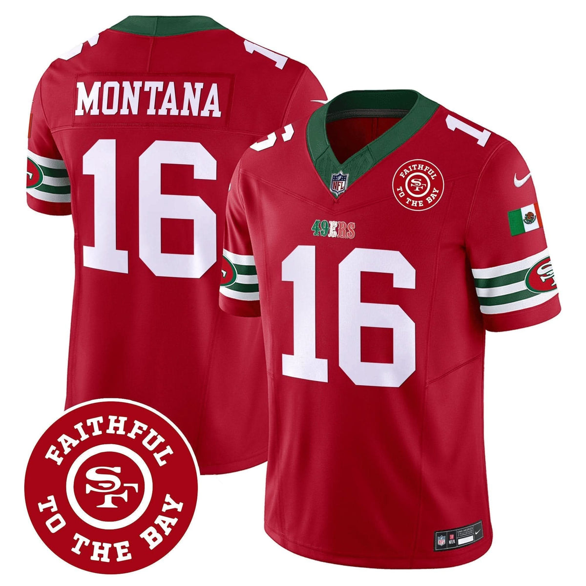 SF Mexico Faithful To The Bay Patch Vapor Jersey